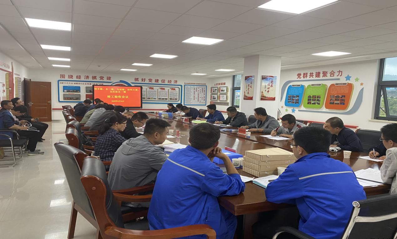 市質(zhì)監(jiān)站對瑞豐路、涇河大道、東二路（北段）、北區(qū)給水（一期）進(jìn)行竣工驗(yàn)收(圖2)